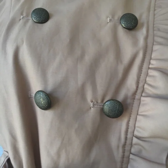 Anthropologie Elevenes Camel Trench Coat Jacket - Picture 2 of 8